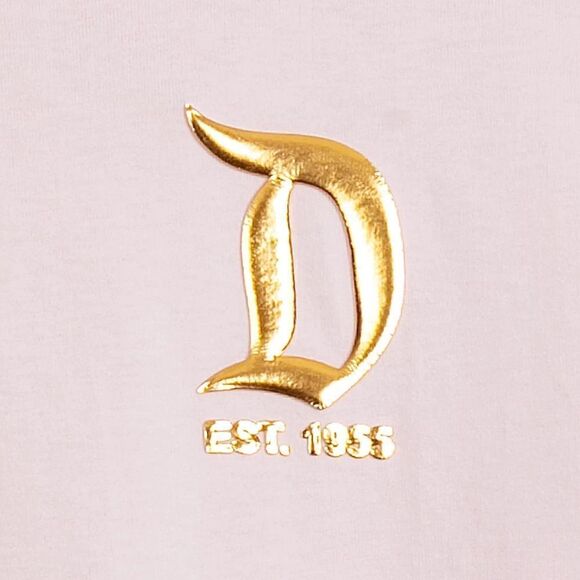 Disneyland Golden Logo Spirit Jersey Large
NWT Pink & Gold - Picture 3 of 4